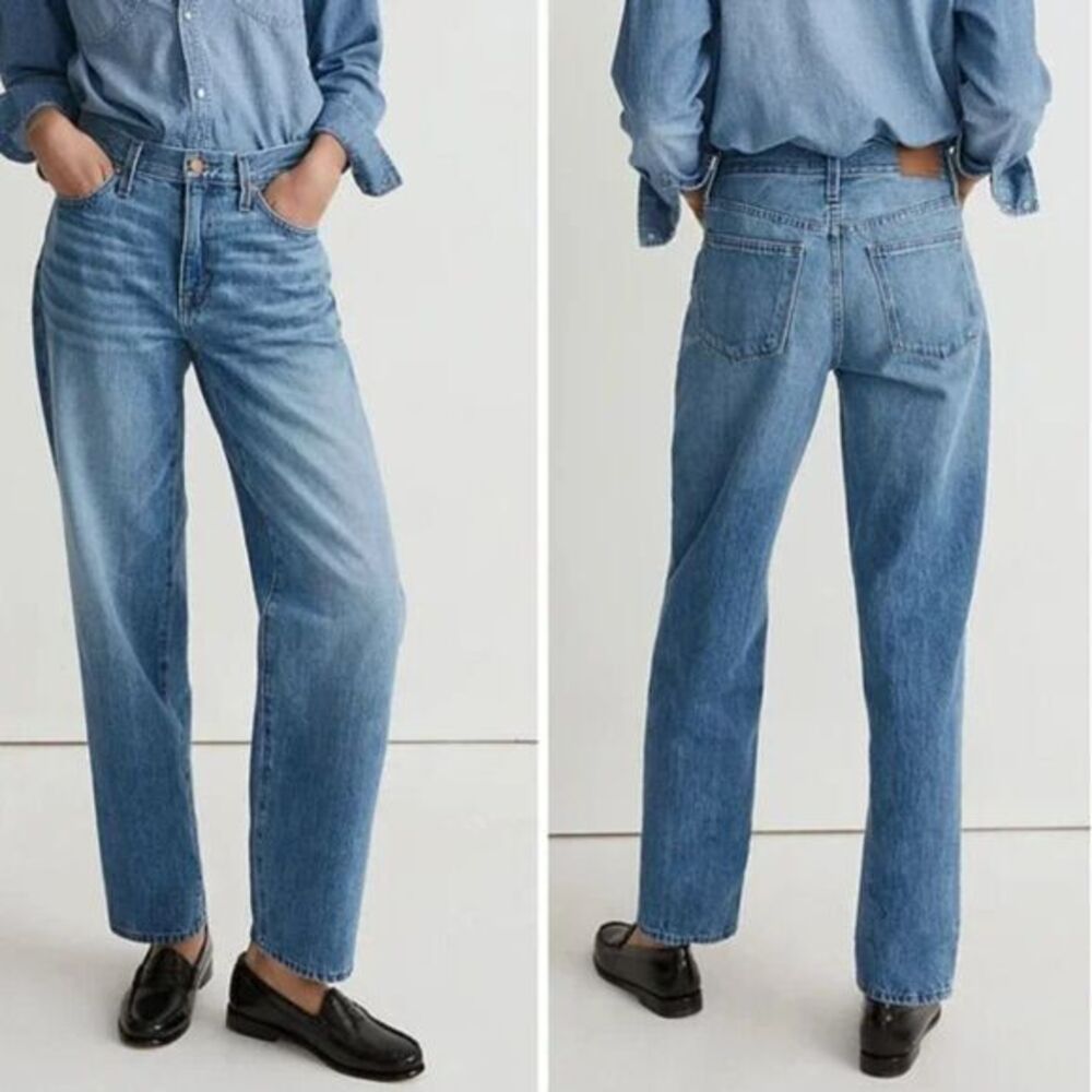 NEW Madewell The‎ Slouchy Boyjean Rosewell Wash, 33